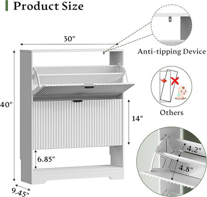 Xixini Shoe Storage Cabinet for Entryway - Image 2
