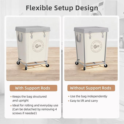 STORAGE MANIAC Commercial Laundry Hamper - Image 5