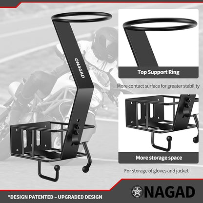 Wall Mount Motorcycle Helmet Rack - Image 3