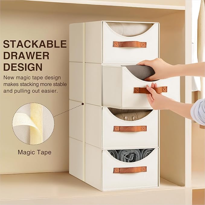 Homsorout Stackable Storage Drawers - Image 5