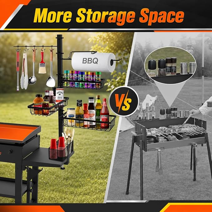 Griddle Caddy Organizer for Blackstone Griddle Accessories, Outdoor Kitchen - Image 3