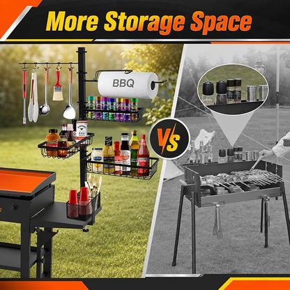 Griddle Caddy Organizer for Blackstone Griddle Accessories, Outdoor Kitchen - Image 3