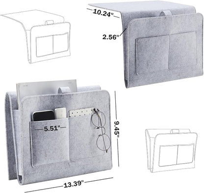 YOUDENOVA Bedside Caddy, Bedside Organizer - Image 3
