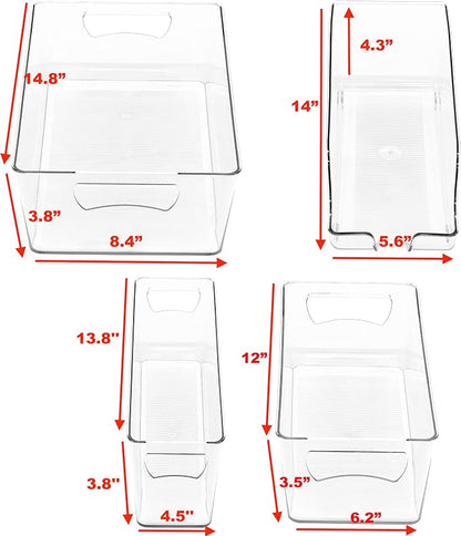 SimpleHouseware Refrigerator Storage Organizer Bins - Image 2