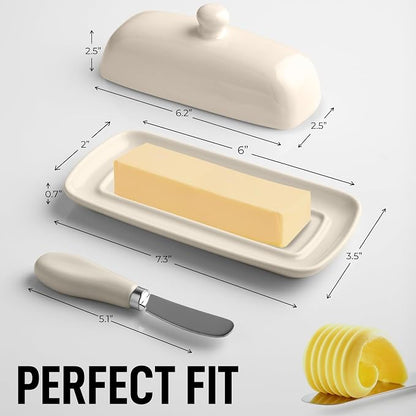 Zulay Butter Dish With Lid For Countertop - Image 3
