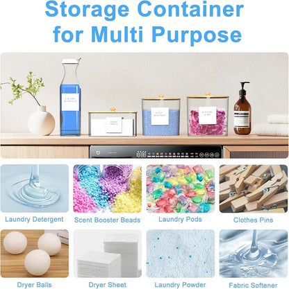 3+1 Pack Laundry Pods Containers & Dryer Sheet Holder & Laundry Detergent - Image 6