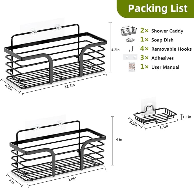 Yougai Shower Caddy, Shower Organizer - Image 2