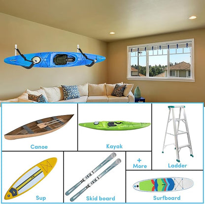 Kayak Storage Rack, Kayak Rack for Garage, Kayak Wall Mount Kayak Wall Rack - Image 7