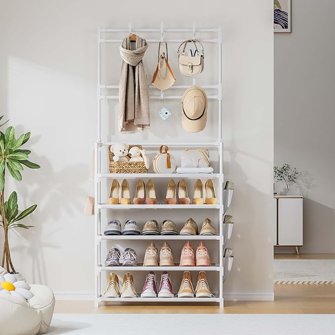 Shoe Rack 5 Tier Shoe Organizer Storage 15-20 Pairs - Image 4