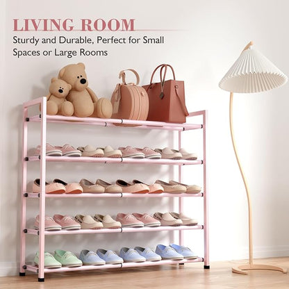 Bumusty 5-Tier Expandable Shoe Rack - Image 6
