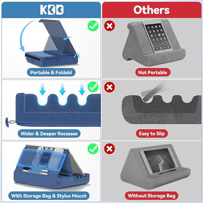KDD Tablet Pillow Holder, Foldable iPad Stand - Image 4