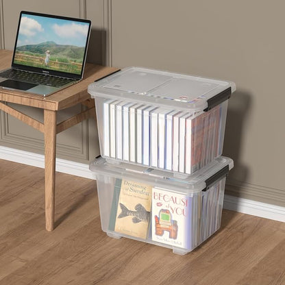 50 Quart Large Plastic Latching Box - Image 5