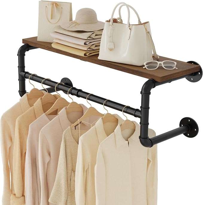 Yawinhe Industrial Pipe Clothes Rack by Yawinhe
