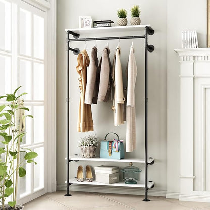 Industrial Pipe Clothing Racks - Image 2
