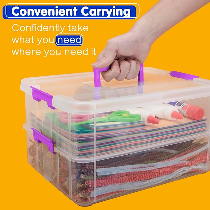 2 Layer Plastic Storage Containers - Image 5