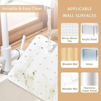 20x13x4.7-Inch Inside Cabinet Door Organizer, Adhesive Shelf, No Drilling - Image 8