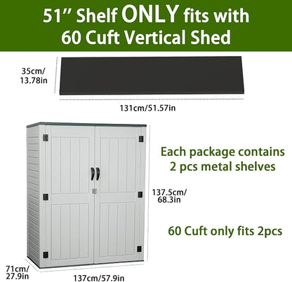 EHHLY Vertical Resin Storage Shed - Image 5