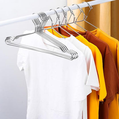 16.5” Wire Hanger 4mm Lockable Hangers 20Pack Stainless Steel Slim Thin Heavy - Image 8