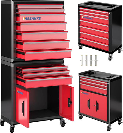 LARBANKE 10-Drawer Rolling Tool Chest by LARBANKE