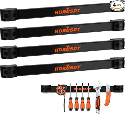 HORUSDY 12" Magnetic Tool Holder Strip, Shop Organization, Mounting Screws by HORUSDY