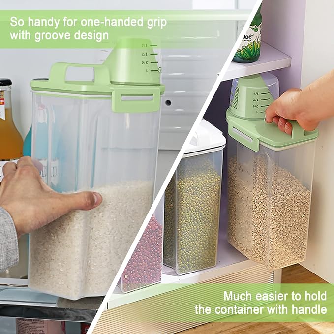 TBMax Small Rice Storage Container -5 Lbs Cereal Dispenser - Image 6