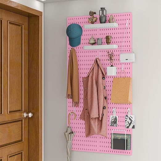Pegboard Combination Kit for Wall Organizer, Wall Mounted Peg Board Kits for - Image 3