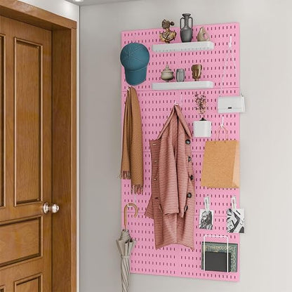 Pegboard Combination Kit for Wall Organizer, Wall Mounted Peg Board Kits for - Image 3