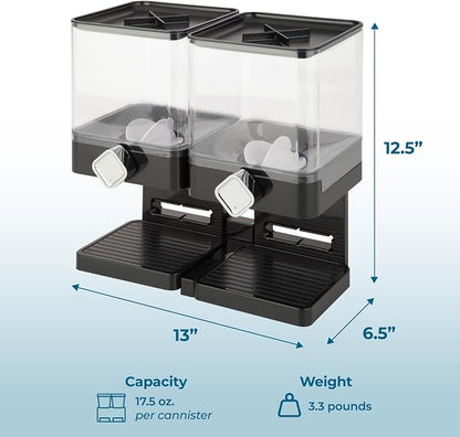 Honey-Can-Do Zevro Compact Dry Food Dispenser, Dual Control - Image 7