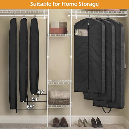 MISSLO 43" Mens Garment Bags for Travel Waterproof Suit Bags for Closet Storage - Image 4