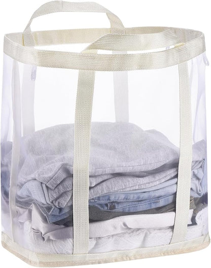 uxcell Collapsible Laundry Basket, Mesh Hamper by uxcell
