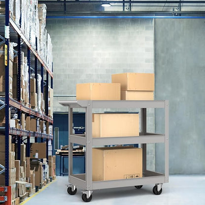 Goplus 3-Layer Service Utility Cart, Heavy Duty Unity Cart - Image 7