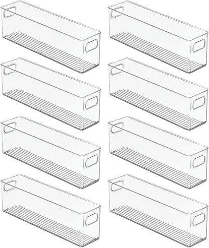 mDesign Plastic Bathroom Storage Container Bins w/ Handles - Image 9