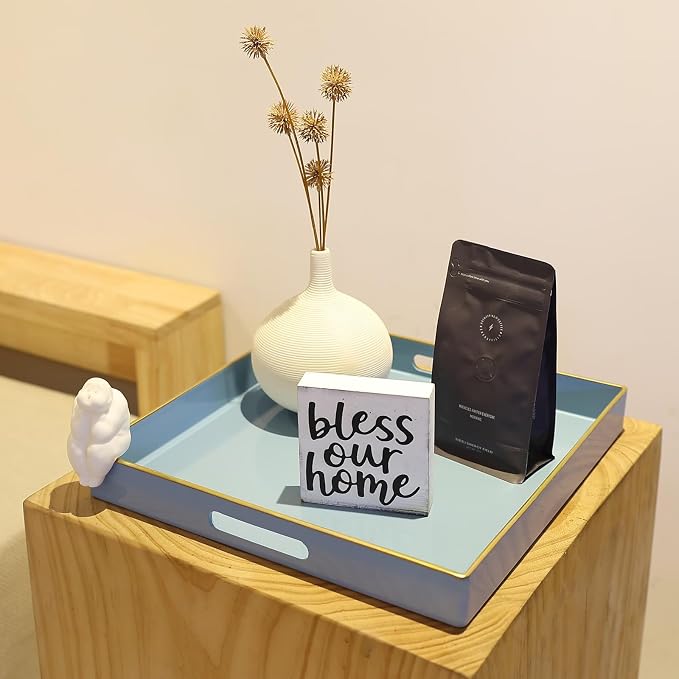 Spsyrine Light Blue Decorative Tray - Image 6
