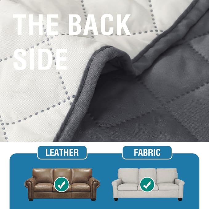 H.VERSAILTEX Couch Arm Covers Water Resistant Armrest Covers - Image 6