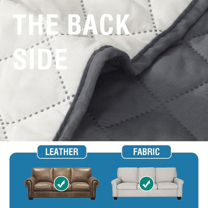 H.VERSAILTEX Couch Arm Covers Water Resistant Armrest Covers - Image 6