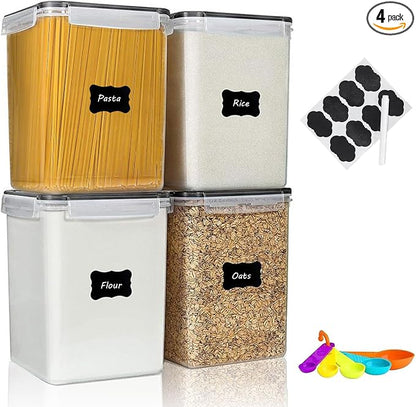 4 Pack Airtight Food Storage Containers by stusgo