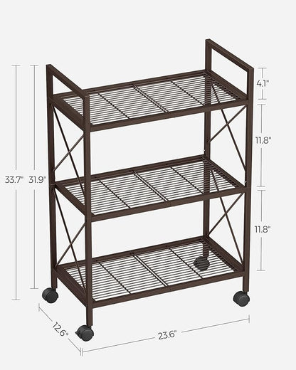 SONGMICS 3-Tier Metal Storage Rack - Image 3
