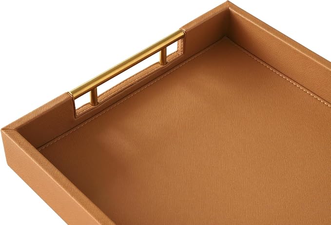 HofferRuffer Faux Leather Serving Tray - Image 7