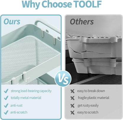 TOOLF 4-Tier Rolling Cart - Image 6
