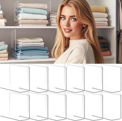 Shelf Dividers for Closet Organization by Lebouri