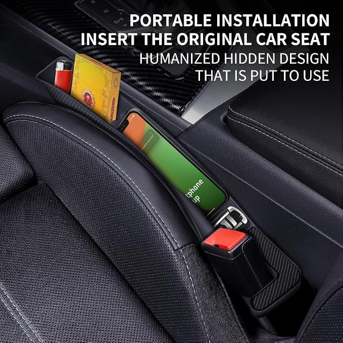 2 Pack Car Seat Gap Filler Organizer - Image 2