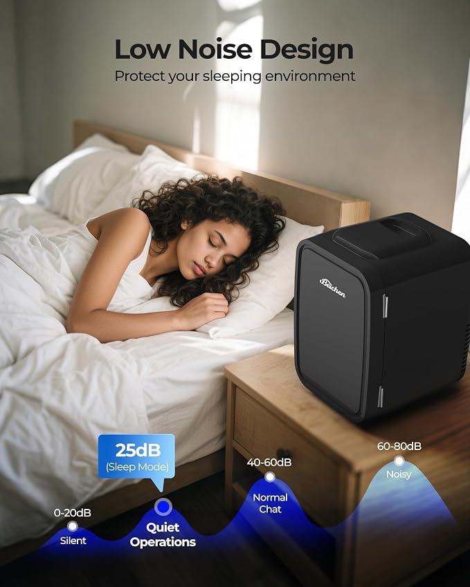Mini Fridge, 4 Liter/6 Can Portable Refrigerator - Image 6