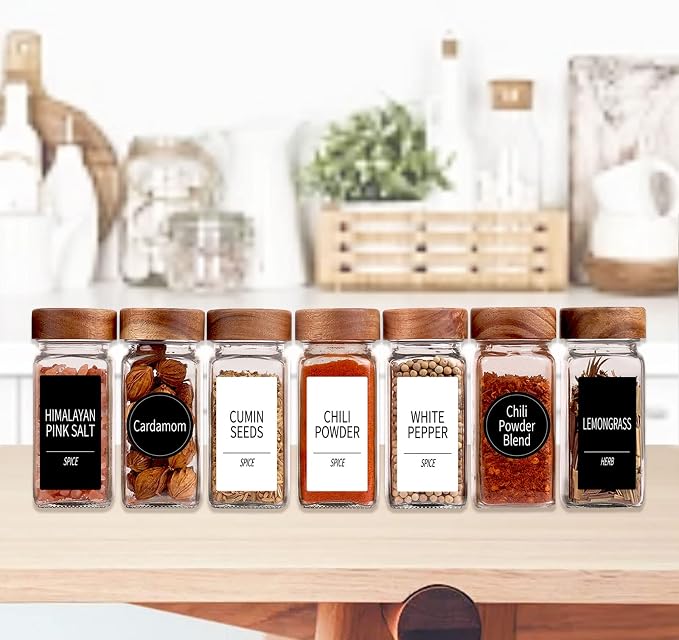 Churboro 24 Spice Jars with 547 Labels - Image 2