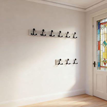 SKOLOO 36-Inch Wood Coat Rack Wall Mount - Image 3