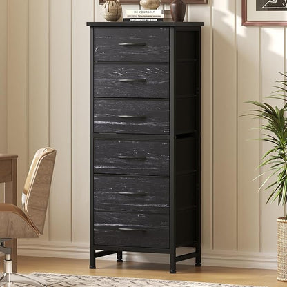 OLIXIS 6 Drawer Dresser, Fabric Storage Organizer - Image 2