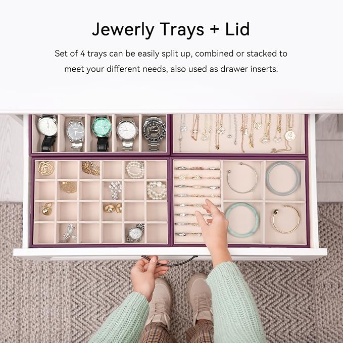 Voova Stackable Jewelry Organizer Tray - Image 6
