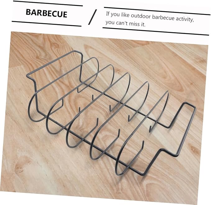 LIOOBO BBQ Grill Roaster Rack Heat Resistant Gloves Steak Chicken Grilling - Image 5