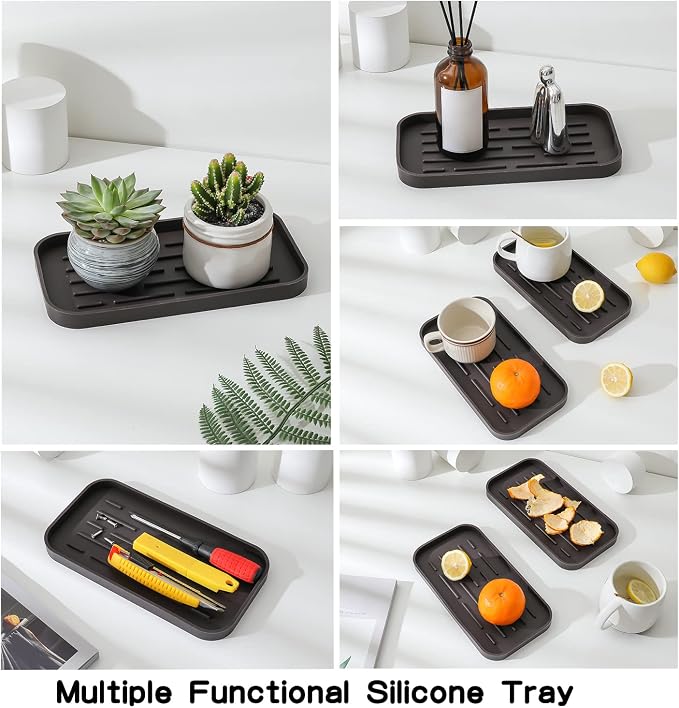 Silicone Kitchen Sink Organizer Tray - Image 5