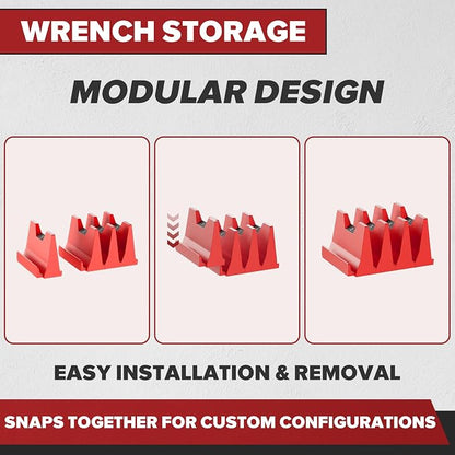 40PCS Magnetic Wrench Organizer Holder - Image 6