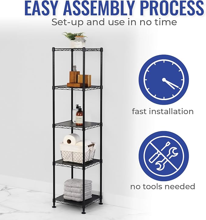SafeRacks - NSF Certified Storage Shelves, Heavy Duty Steel Wire Unit - Image 4